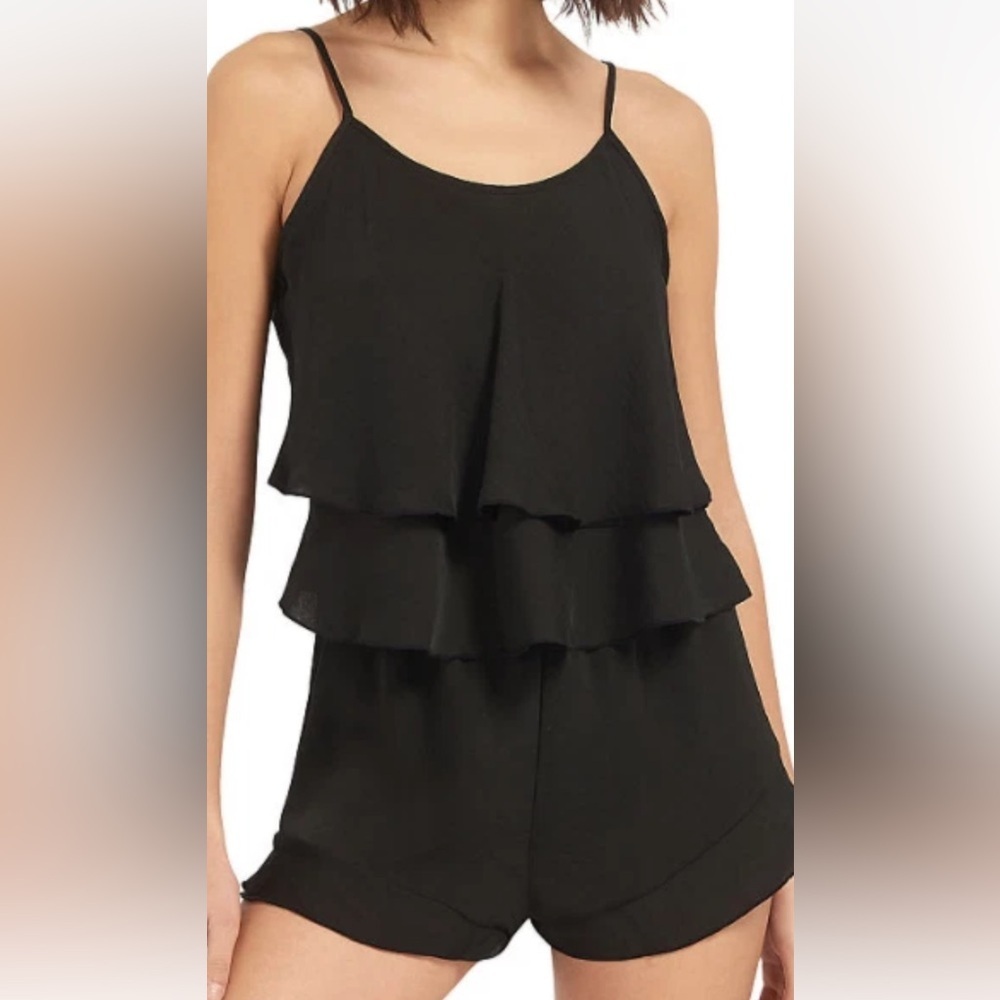 Bluebella Annalie Cami and shorts. Black set women’s size medium.